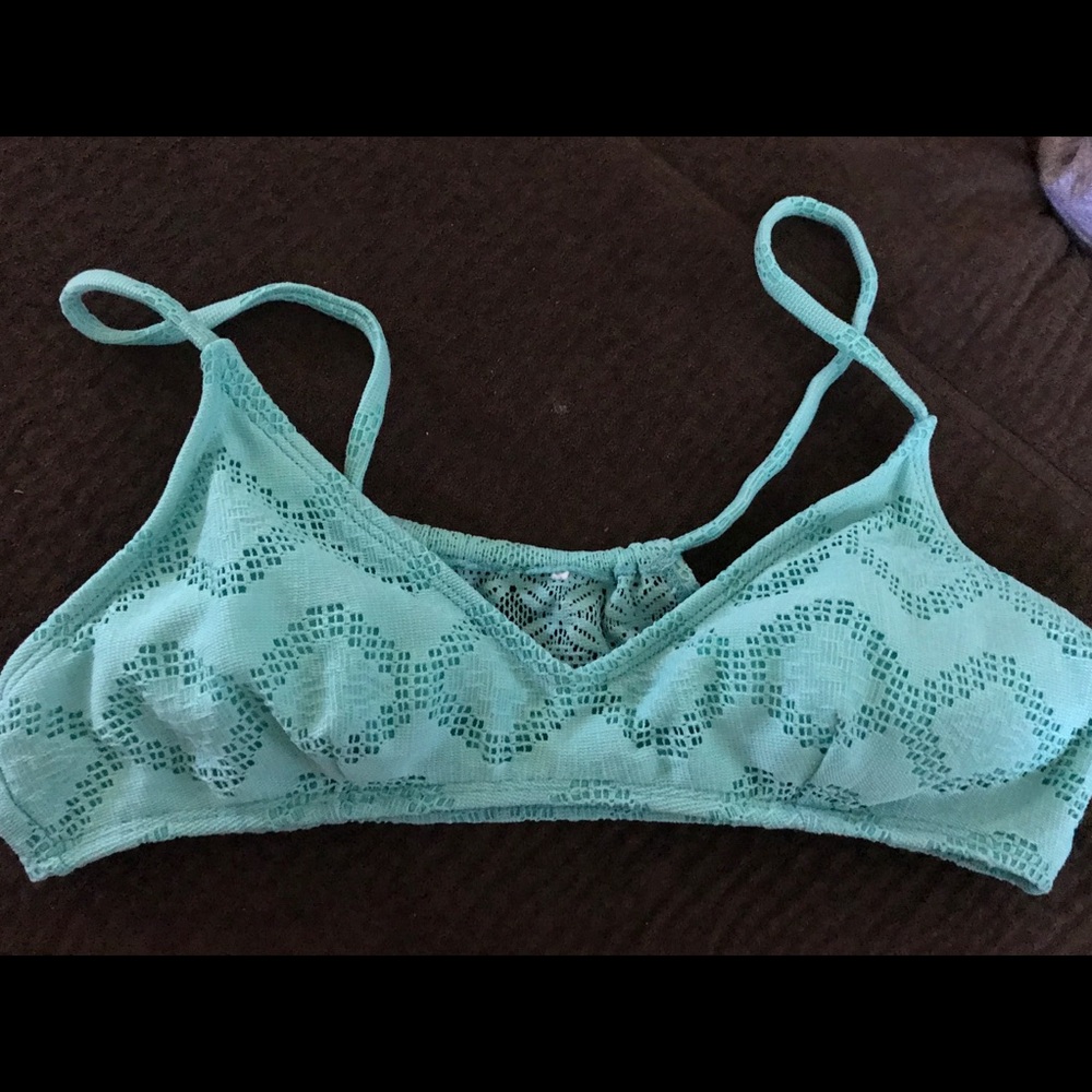 Roxy crochet bikini top